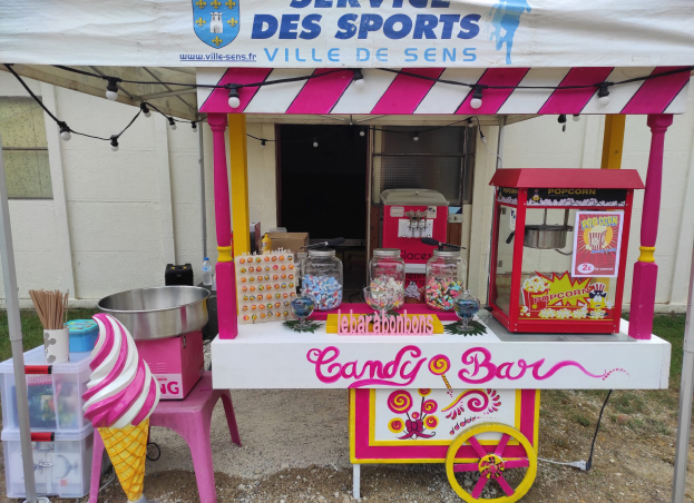 Stands Food pour tout événement dans l'Yonne (89) et la Seine Martime (77), proposé par Anim en Délire