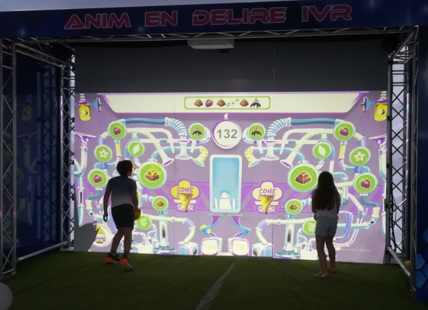 Mur interactif Néo pour tout événement dans l'Yonne (89) et la Seine Martime (77), proposé par Anim en Délire