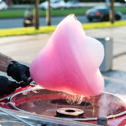 Machine barbe à Papa pour tout événement dans l'Yonne (89) et la Seine Martime (77), proposé par Anim en Délire