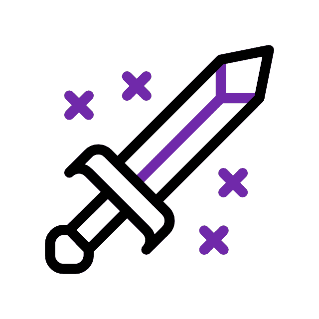 Jeu mur interactif Hache et Epée en mousse - Anim en Délire à Chaumot (89), Yonne et Seine et Marne